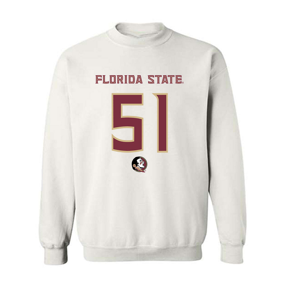 FSU - NCAA Football : Paul Bowling - Replica Shersey Crewneck Sweatshirt-0