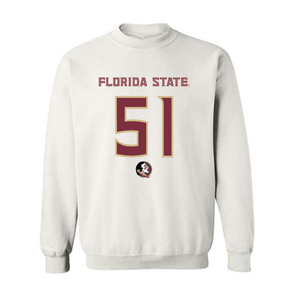 FSU - NCAA Football : Paul Bowling - Replica Shersey Crewneck Sweatshirt-0
