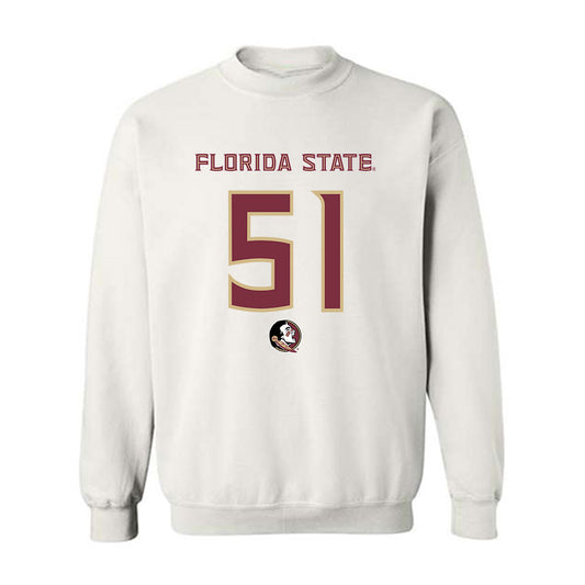 FSU - NCAA Football : Paul Bowling - Replica Shersey Crewneck Sweatshirt-0