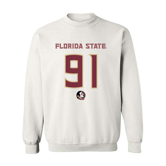 FSU - NCAA Football : Cam Brooks - Replica Shersey Crewneck Sweatshirt-0