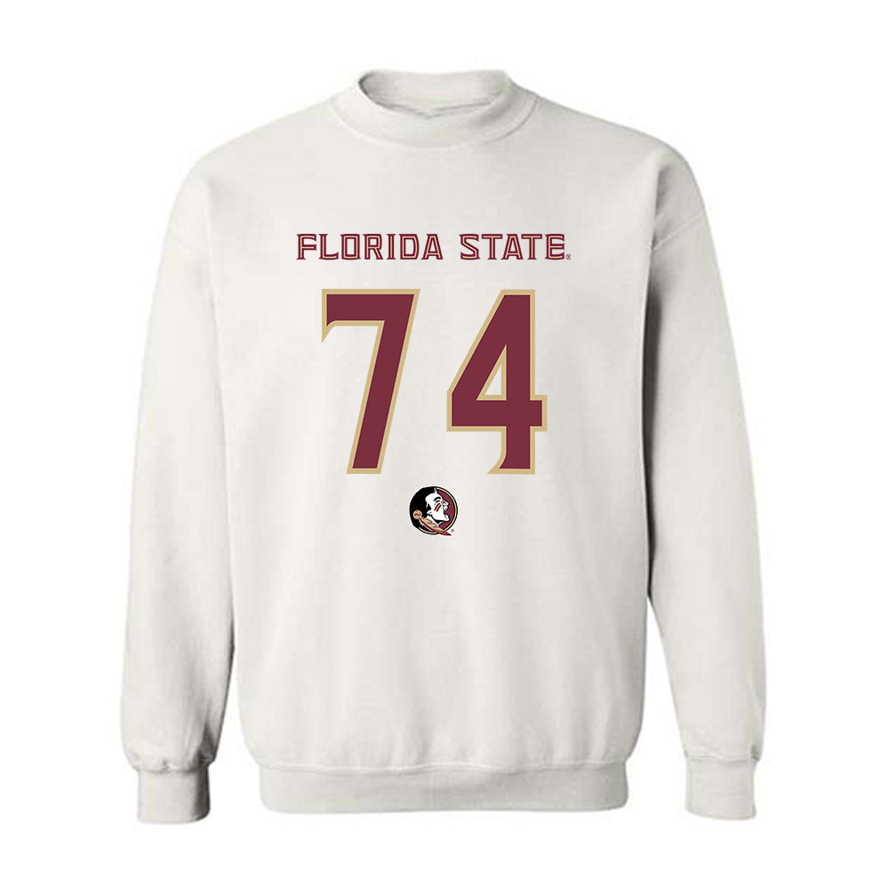 FSU - NCAA Football : Jonathan Daniels - Replica Shersey Crewneck Sweatshirt-0