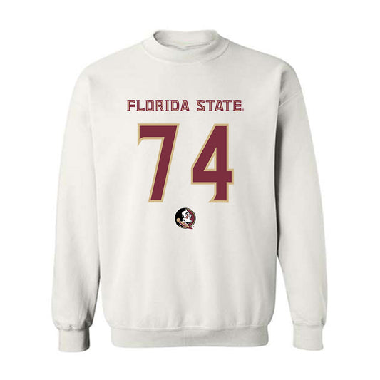 FSU - NCAA Football : Jonathan Daniels - Replica Shersey Crewneck Sweatshirt-0