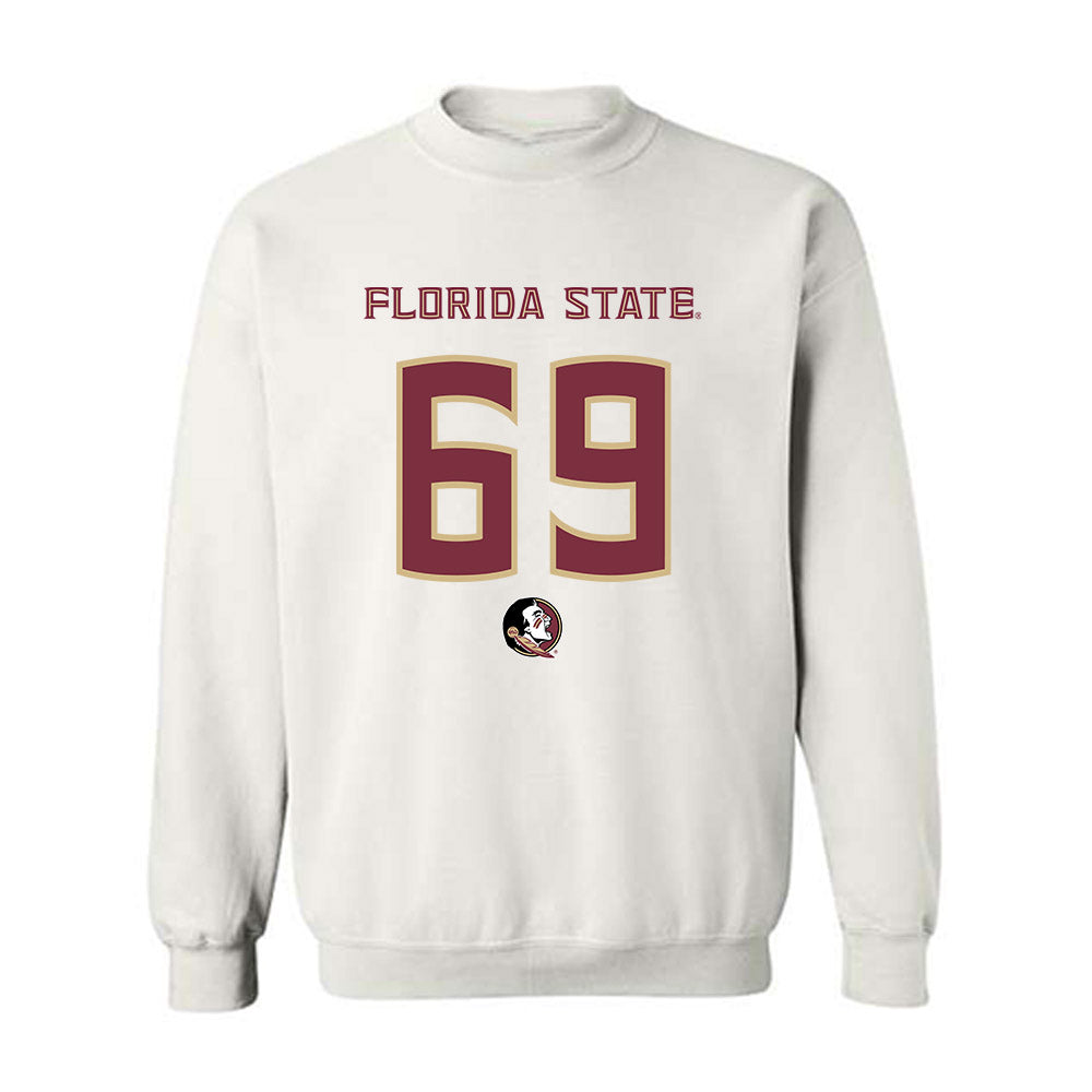FSU - NCAA Football : Mike Ionata - Replica Shersey Crewneck Sweatshirt-0