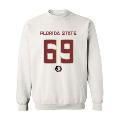 FSU - NCAA Football : Mike Ionata - Replica Shersey Crewneck Sweatshirt-0