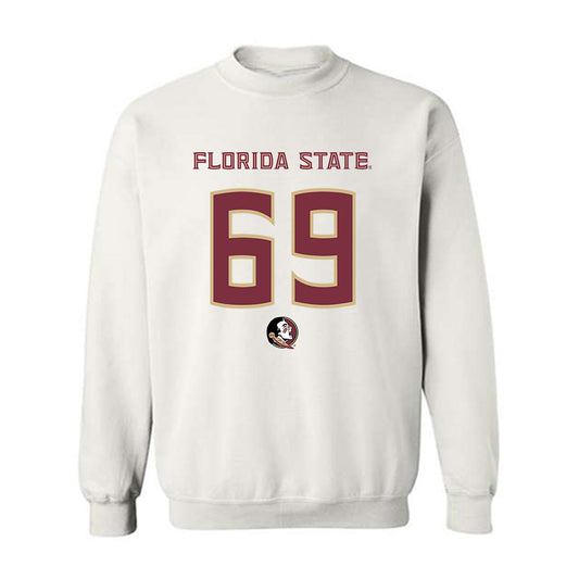 FSU - NCAA Football : Mike Ionata - Replica Shersey Crewneck Sweatshirt-0