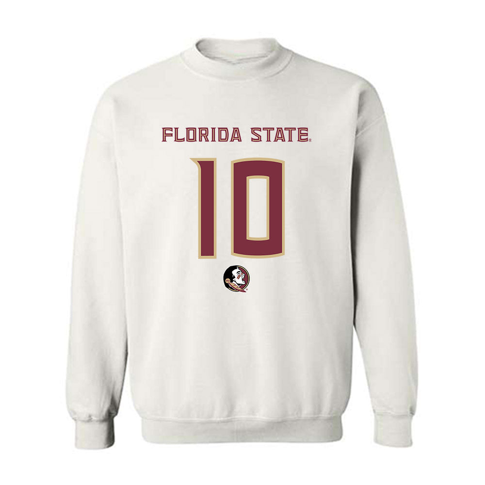 FSU - NCAA Football : Christopher Jones - Replica Shersey Crewneck Sweatshirt-0