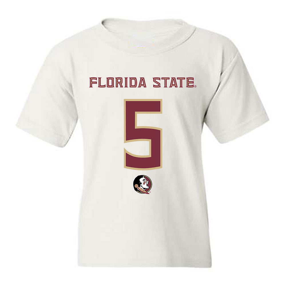 FSU - NCAA Football : Tre Wisner - Replica Shersey Youth T-Shirt-0
