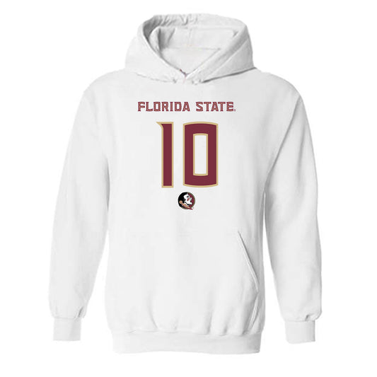 FSU - NCAA Football : Chris Jones - Replica Shersey Hooded Sweatshirt-0