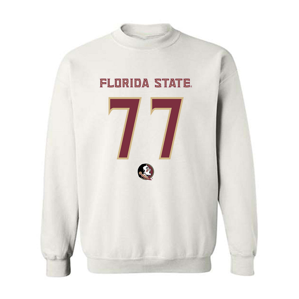 FSU - NCAA Football : Xavier Chaplin - Replica Shersey Crewneck Sweatshirt-0