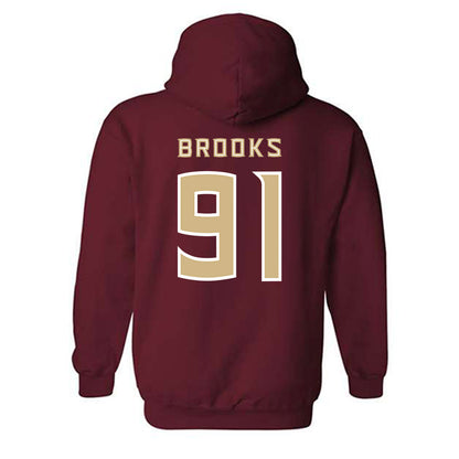 FSU - NCAA Football : Cam Brooks - Replica Shersey Hooded Sweatshirt-1