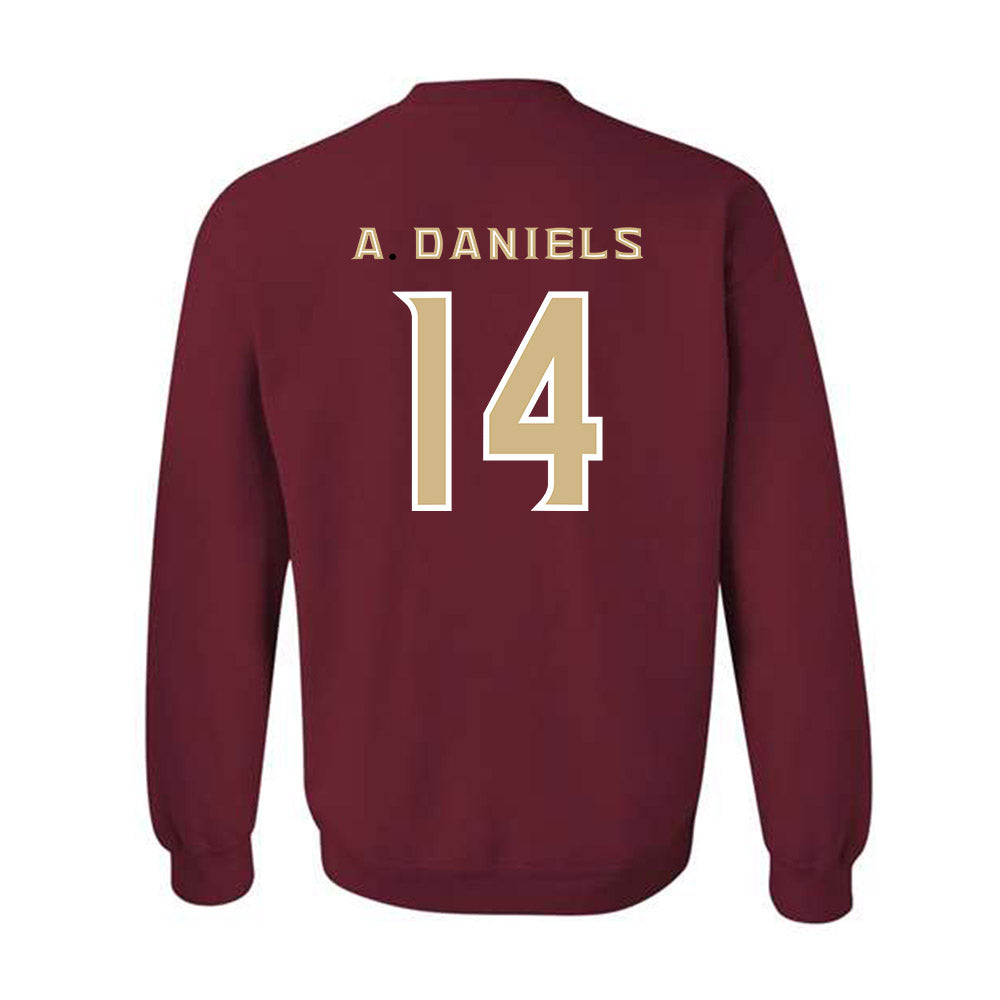 FSU - NCAA Football : Ashton Daniels - Replica Shersey Crewneck Sweatshirt-1