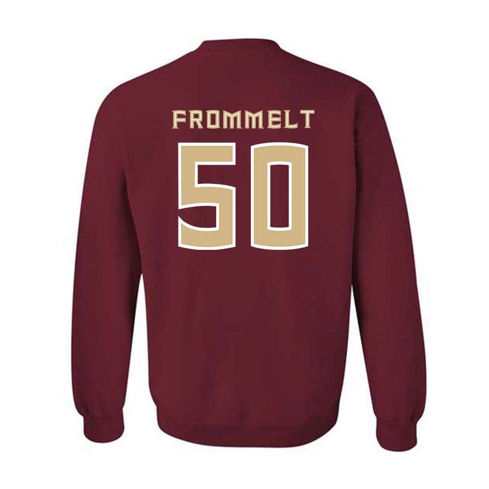 FSU - NCAA Baseball : Kaden Frommelt - Replica Shersey Crewneck Sweatshirt-1