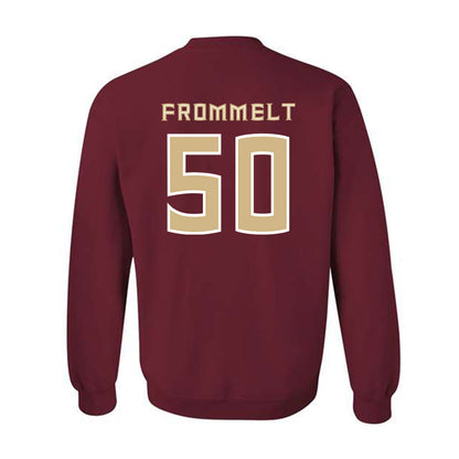 FSU - NCAA Baseball : Kaden Frommelt - Replica Shersey Crewneck Sweatshirt-1