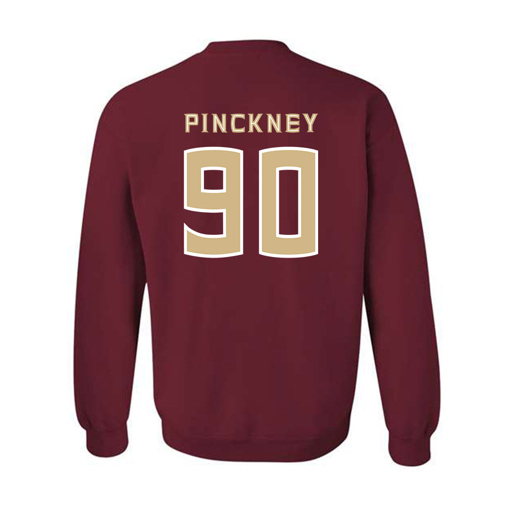 FSU - NCAA Football : Jaemin Pinckney - Replica Shersey Crewneck Sweatshirt-1