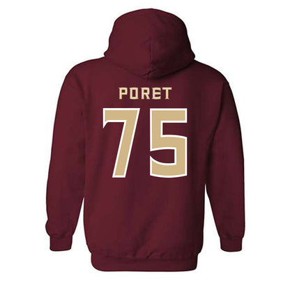 FSU - NCAA Football : Sean Poret - Replica Shersey Hooded Sweatshirt-1
