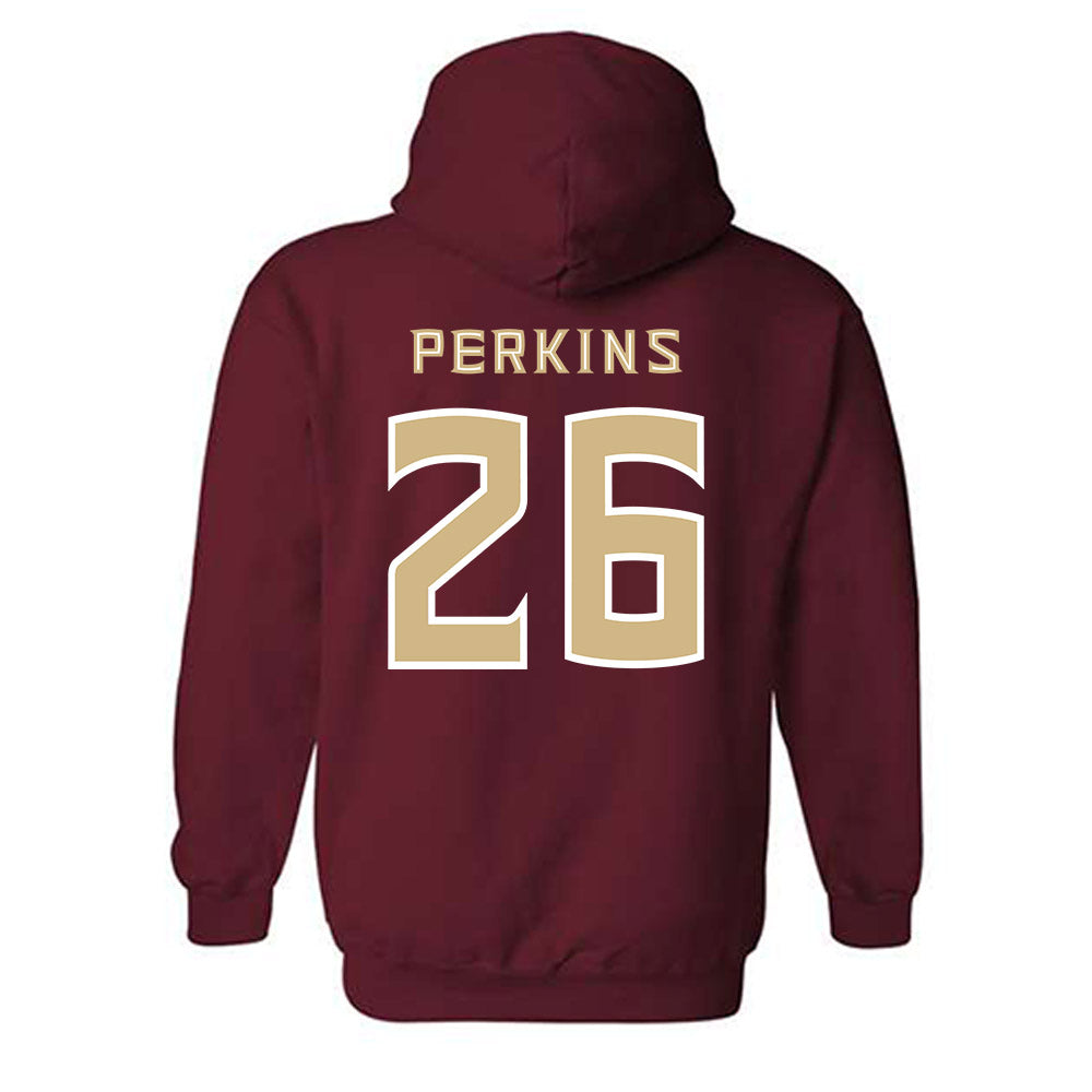FSU - NCAA Women's Lacrosse : Brynn Perkins - Replica Shersey Hooded Sweatshirt-1