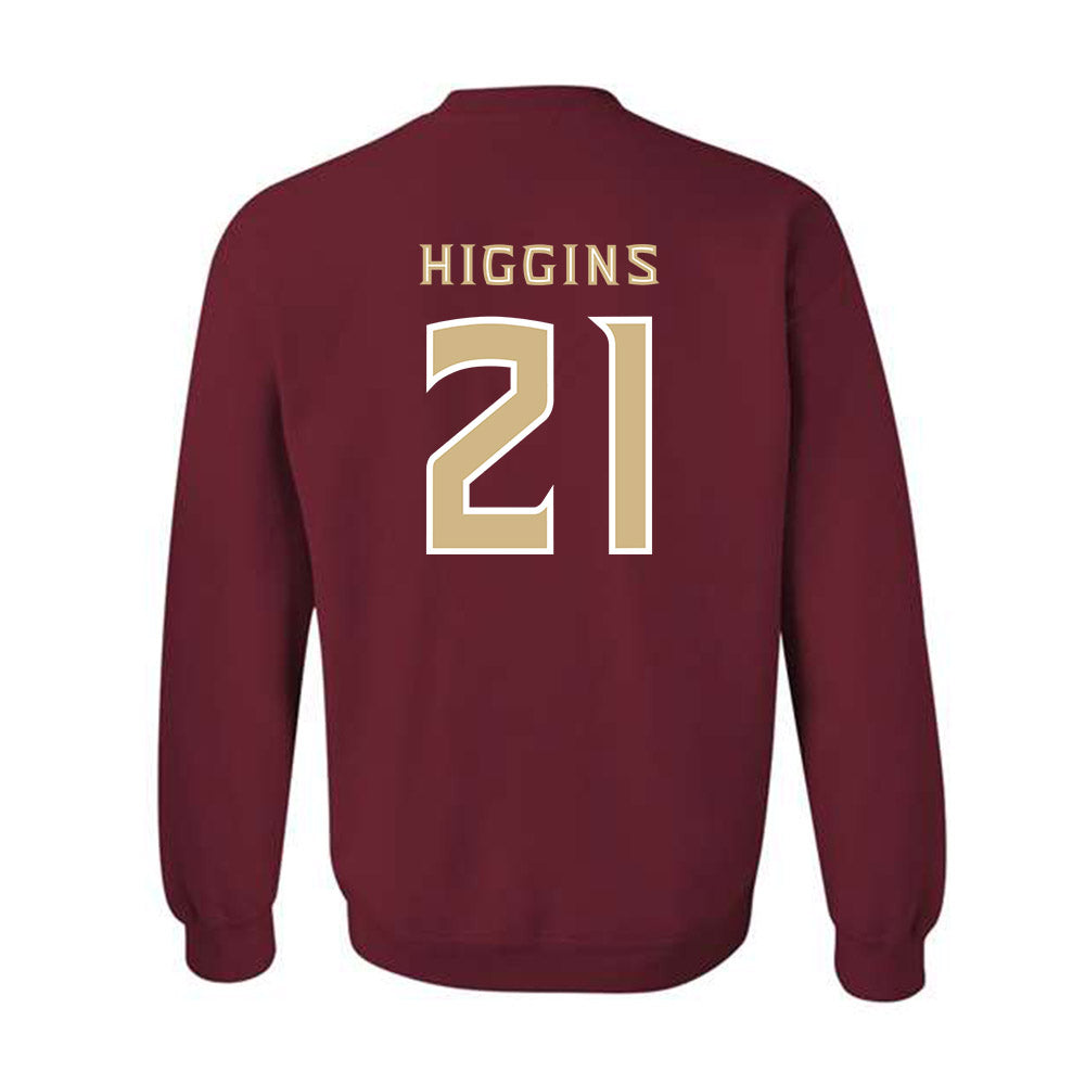 FSU - NCAA Beach Volleyball : Bailey Higgins - Replica Shersey Crewneck Sweatshirt-1