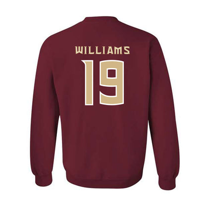 FSU - NCAA Football : Darryon Williams - Replica Shersey Crewneck Sweatshirt-1