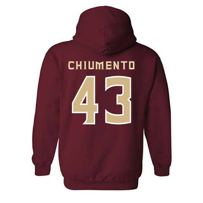 FSU - NCAA Football : Mac Chiumento - Replica Shersey Hooded Sweatshirt-1