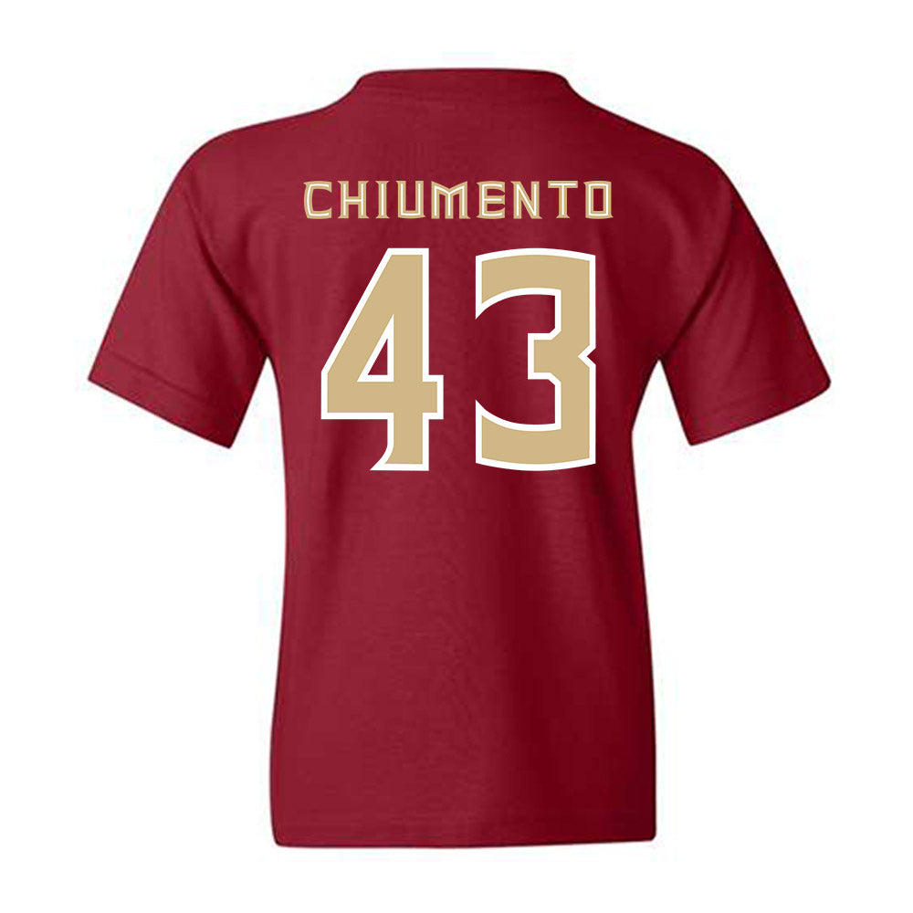FSU - NCAA Football : Mac Chiumento - Replica Shersey Youth T-Shirt-1