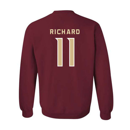 FSU - NCAA Football : Cj Richard - Replica Shersey Crewneck Sweatshirt-1