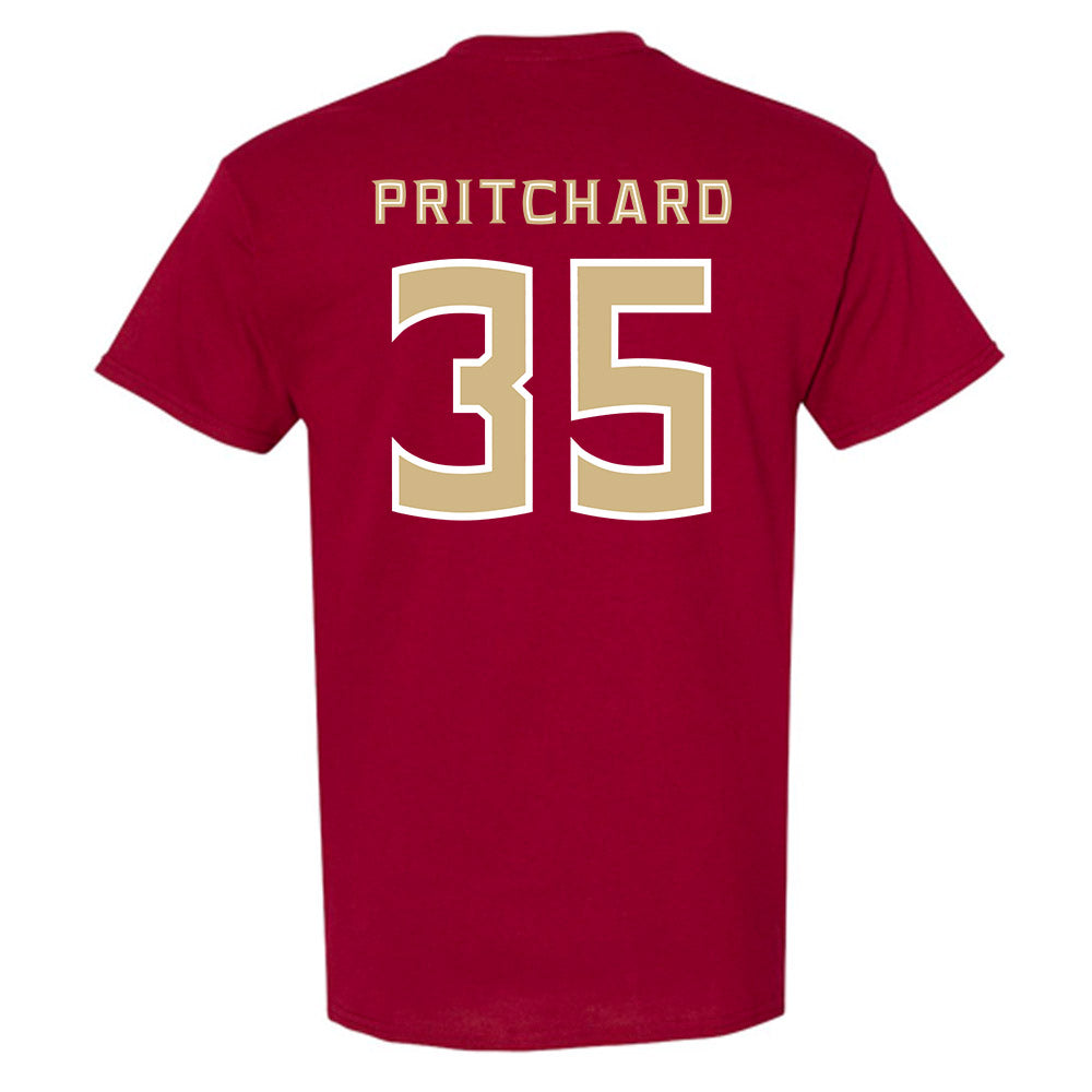 FSU - NCAA Football : Ethan Pritchard - Replica Shersey T-Shirt-1