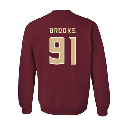 FSU - NCAA Football : Cam Brooks - Replica Shersey Crewneck Sweatshirt-1