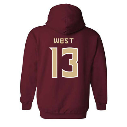 FSU - NCAA Women's Lacrosse : Peyton West - Replica Shersey Hooded Sweatshirt-1