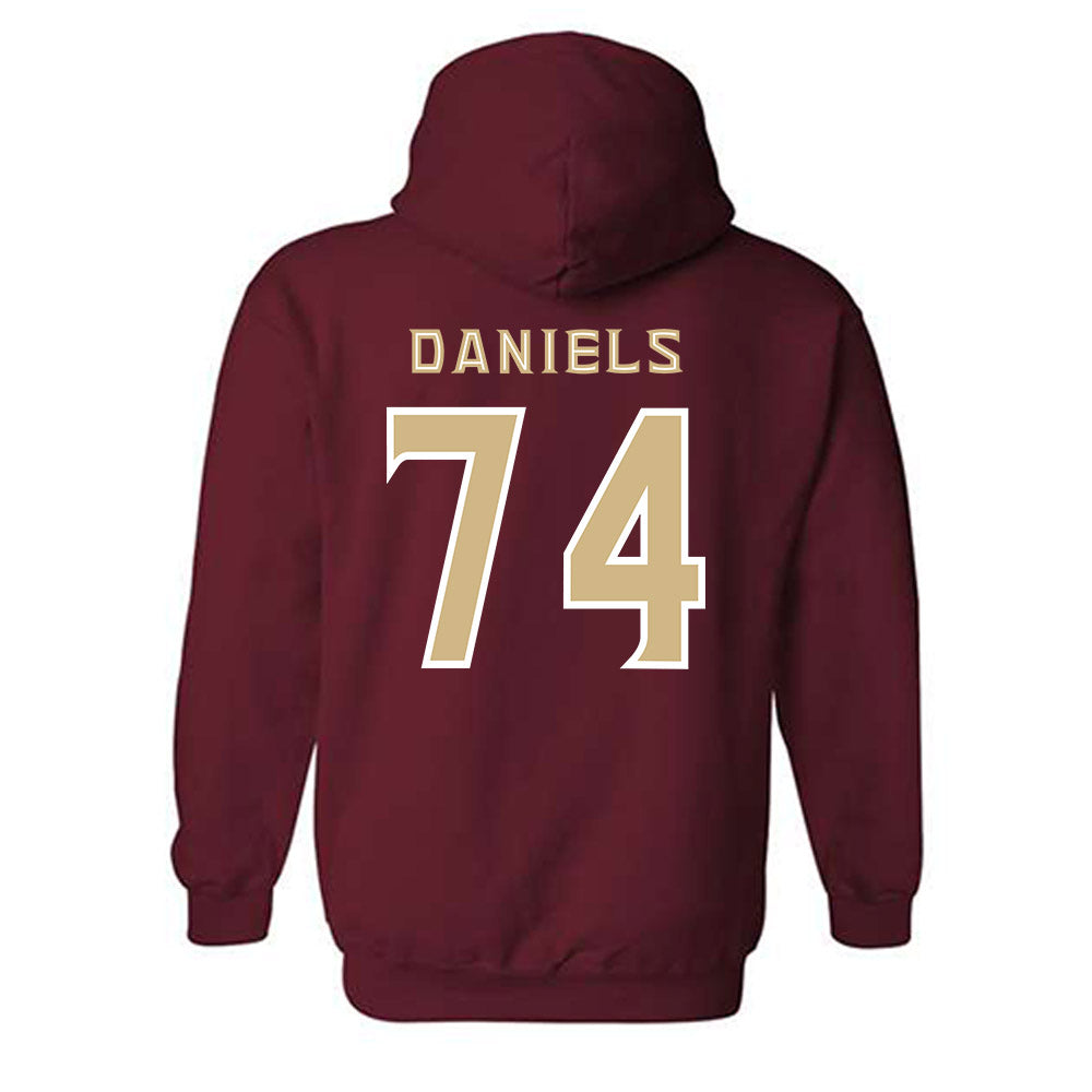 FSU - NCAA Football : Jonathan Daniels - Replica Shersey Hooded Sweatshirt-1