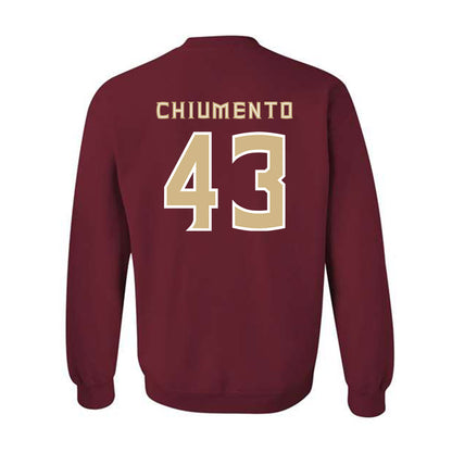 FSU - NCAA Football : Mac Chiumento - Replica Shersey Crewneck Sweatshirt-1