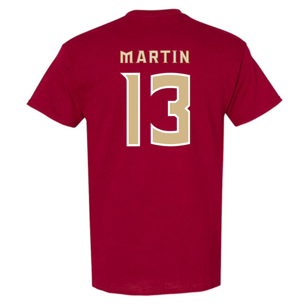 FSU - NCAA Men's Lacrosse : Kyle Martin - Replica Shersey T-Shirt-1