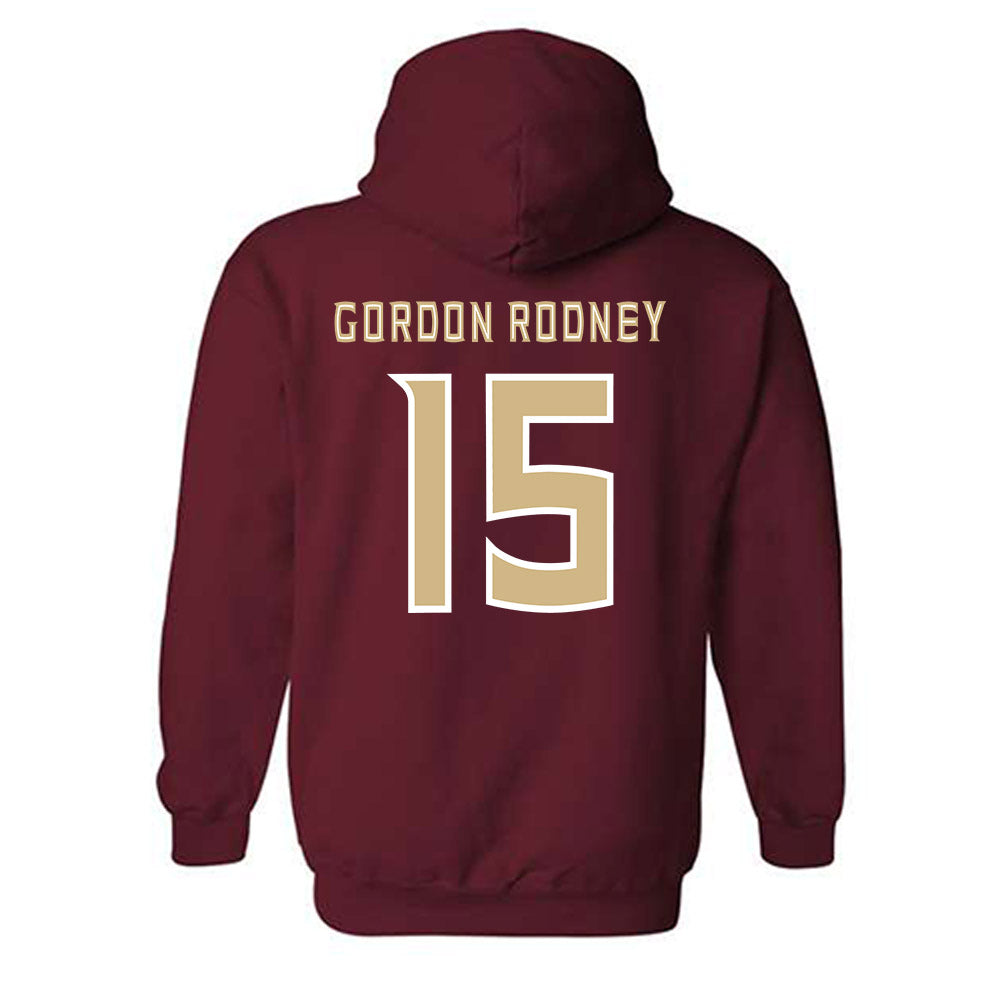 FSU - NCAA Women's Soccer : Anniyah Gordon Rodney - Replica Shersey Hooded Sweatshirt-1