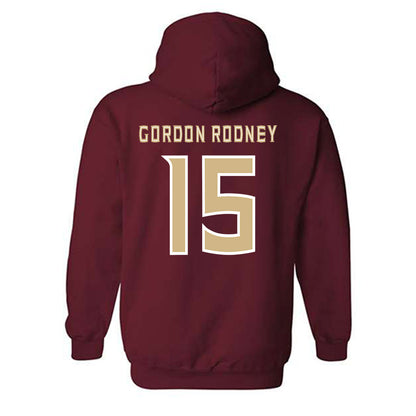 FSU - NCAA Women's Soccer : Anniyah Gordon Rodney - Replica Shersey Hooded Sweatshirt-1