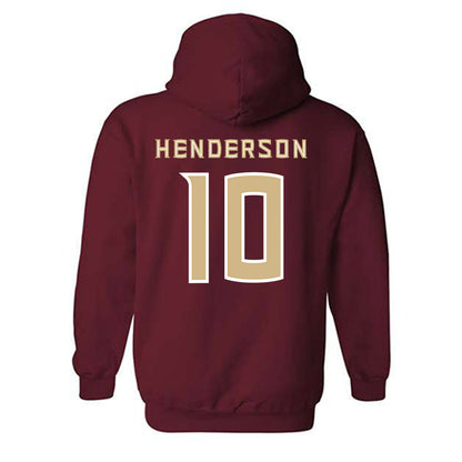 FSU - NCAA Women's Soccer : Ashley Henderson - Replica Shersey Hooded Sweatshirt-1