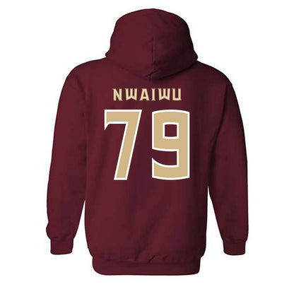 FSU - NCAA Football : Chimdia Nwaiwu - Replica Shersey Hooded Sweatshirt-1