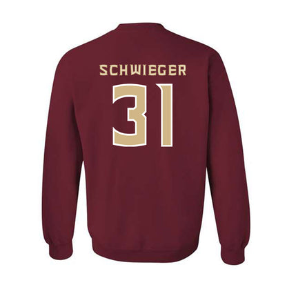 FSU - NCAA Men's Basketball : Cooper Schwieger - Replica Shersey Crewneck Sweatshirt-1