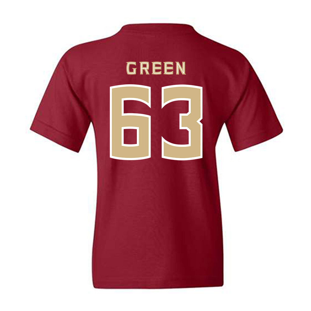 FSU - NCAA Football : Jakobe Green - Replica Shersey Youth T-Shirt-1
