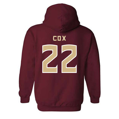 FSU - NCAA Women's Lacrosse : Charlise Cox - Replica Shersey Hooded Sweatshirt-1