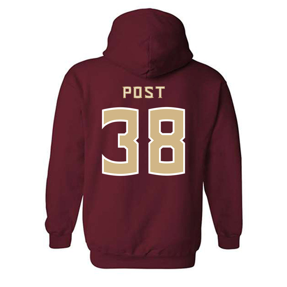 FSU - NCAA Football : Ethan Post - Replica Shersey Hooded Sweatshirt-1