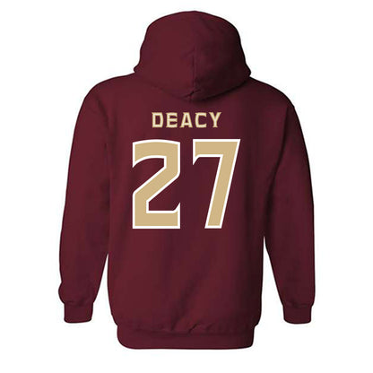 FSU - NCAA Women's Lacrosse : Alyssa Deacy - Replica Shersey Hooded Sweatshirt-1
