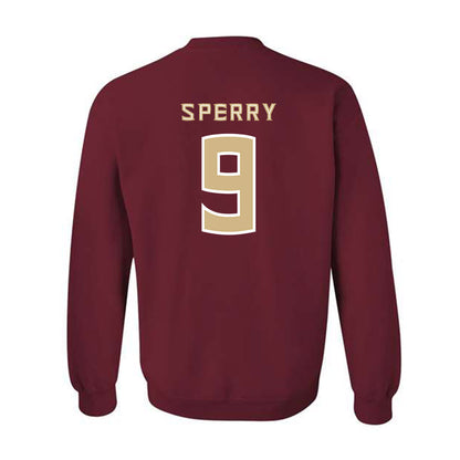 FSU - NCAA Football : Kevin Sperry - Replica Shersey Crewneck Sweatshirt-1