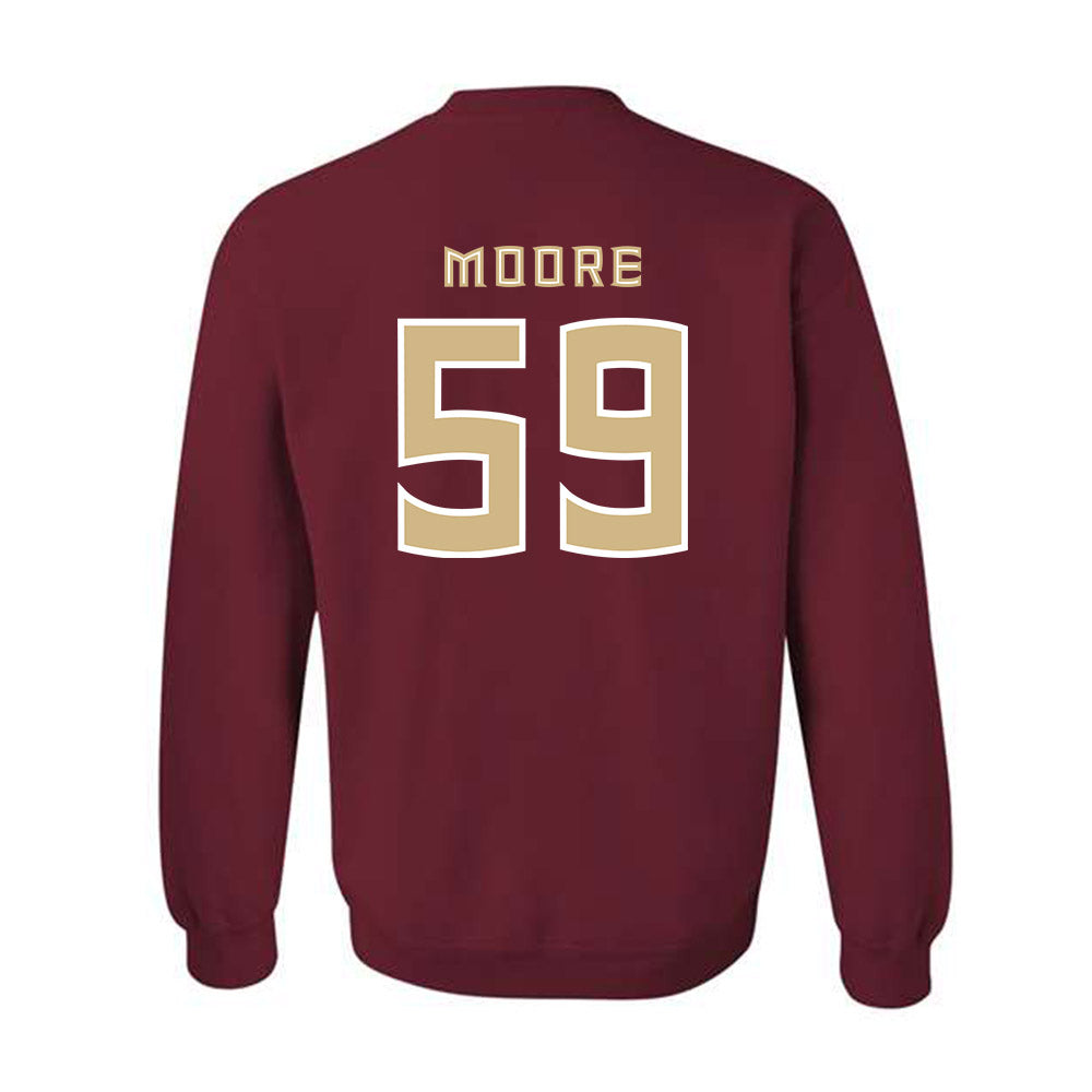 FSU - NCAA Football : Steven Moore - Replica Shersey Crewneck Sweatshirt-1