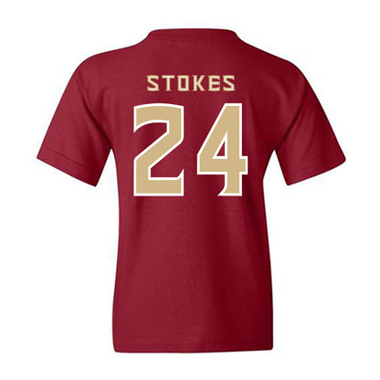 FSU - NCAA Baseball : Cole Stokes - Replica Shersey Youth T-Shirt-1