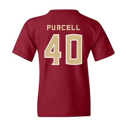 FSU - NCAA Baseball : Brodie Purcell - Replica Shersey Youth T-Shirt-1