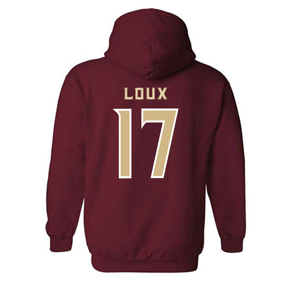 FSU - NCAA Women's Basketball : Kennedy Loux - Replica Shersey Hooded Sweatshirt-1