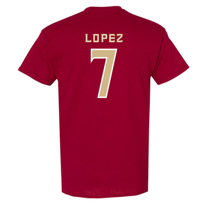 FSU - NCAA Football : Jasen Lopez - Replica Shersey T-Shirt-1