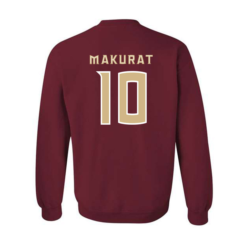 FSU - NCAA Women's Basketball : Agata Makurat - Replica Shersey Crewneck Sweatshirt-1