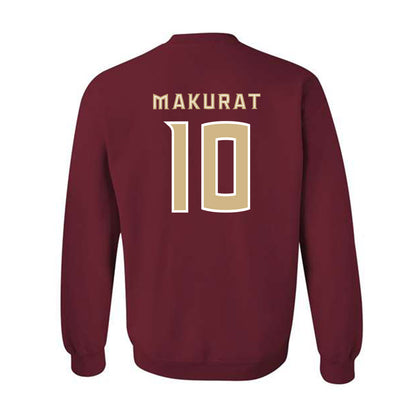 FSU - NCAA Women's Basketball : Agata Makurat - Replica Shersey Crewneck Sweatshirt-1