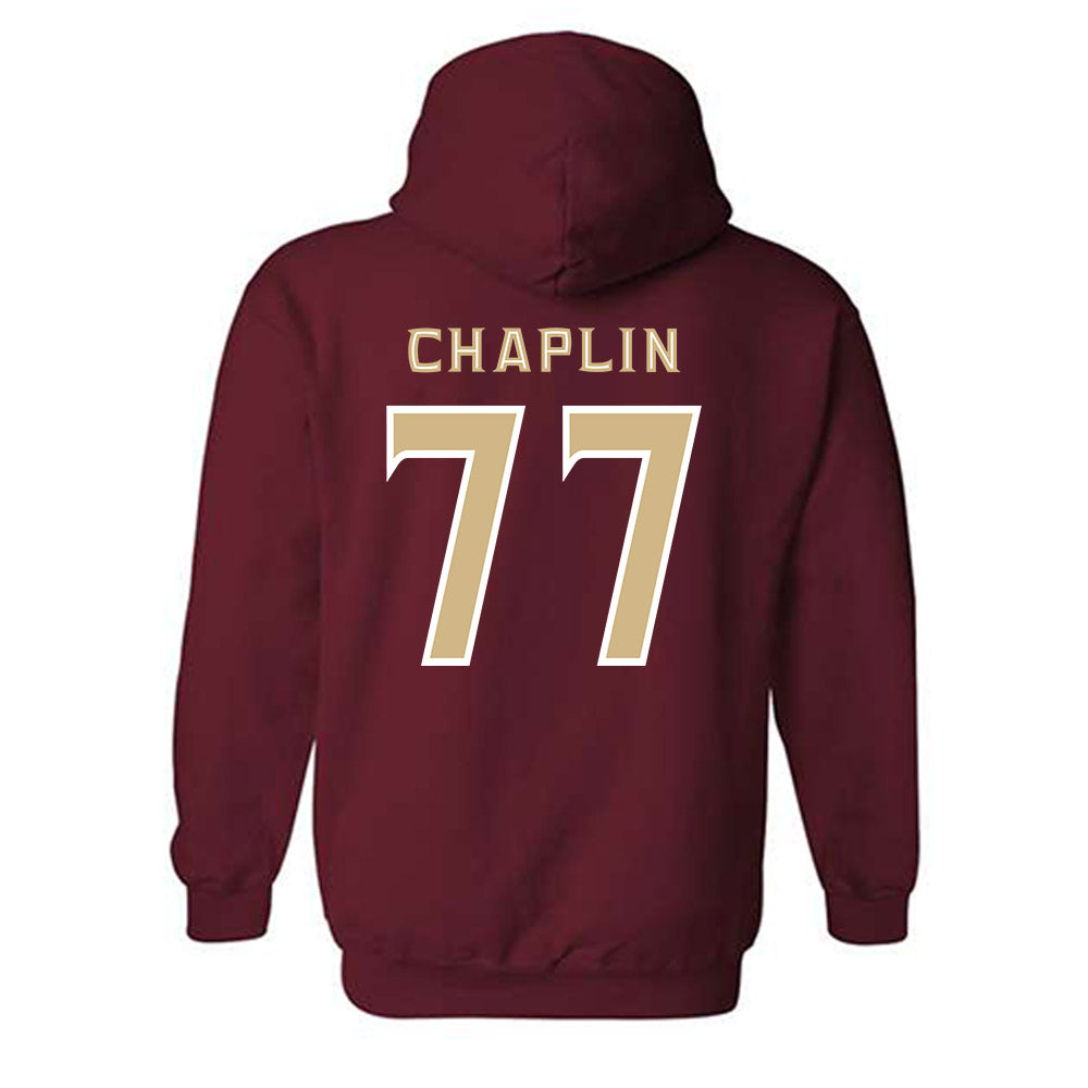 FSU - NCAA Football : Xavier Chaplin - Replica Shersey Hooded Sweatshirt-1