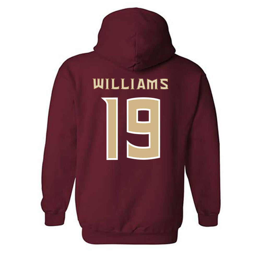 FSU - NCAA Football : Darryon Williams - Replica Shersey Hooded Sweatshirt-1